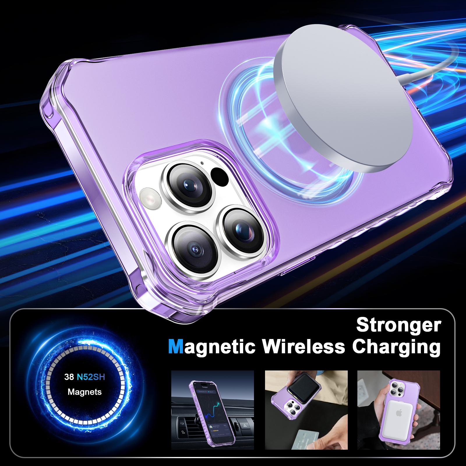 For iPhone 16 Pro Case Compatible with MagSafe Small Wavy Edge PC+TPU Phone Cover Transparent
For iPhone 16 Pro Case Compatible with MagSafe Small Wavy Edge PC+TPU Phone Cover Transparent