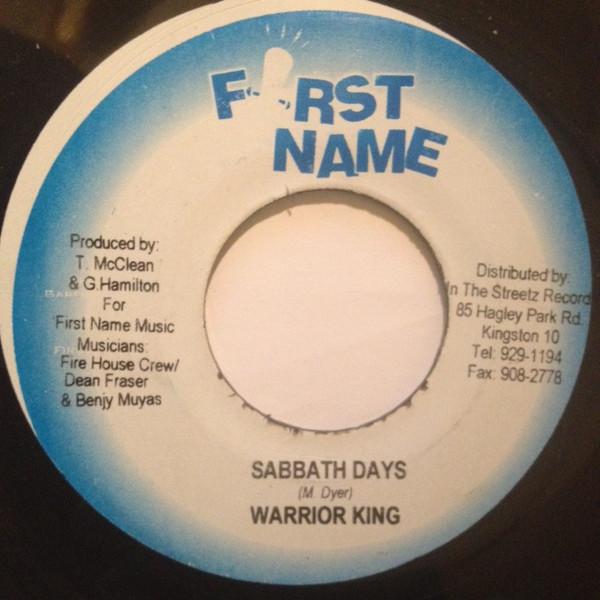 7inch Record WARRIOR KING / BURRO BANTON - Sabbath Days / The System NONE First Name Musi 2004 Jamaica Reggae, Ska & Dub Used
7inch Record WARRIOR KING / BURRO BANTON - Sabbath Days / The System NONE First Name Musi 2004 Jamaica Reggae, Ska & Dub Used