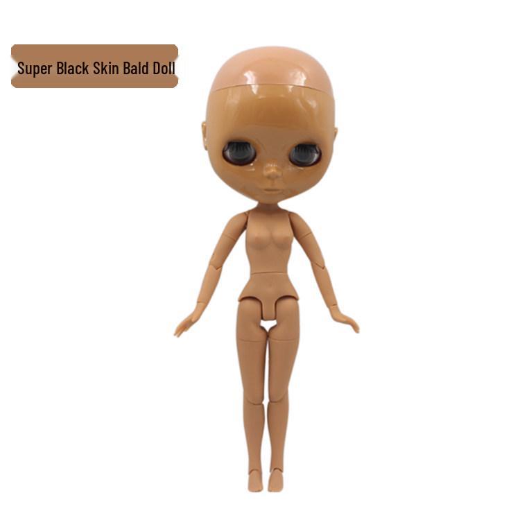 ICY DBS Blythe Doll with Multiple Skin Tones: Normal, White, Suntanned, Black. Unpainted, Bald, Ideal for Wig Use and Customization. Bald Head Only (No Body)
ICY DBS Blythe Doll with Multiple Skin Tones: Normal, White, Suntanned, Black. Unpainted, Bald, Ideal for Wig Use and Customization. Bald Head Only (No Body)