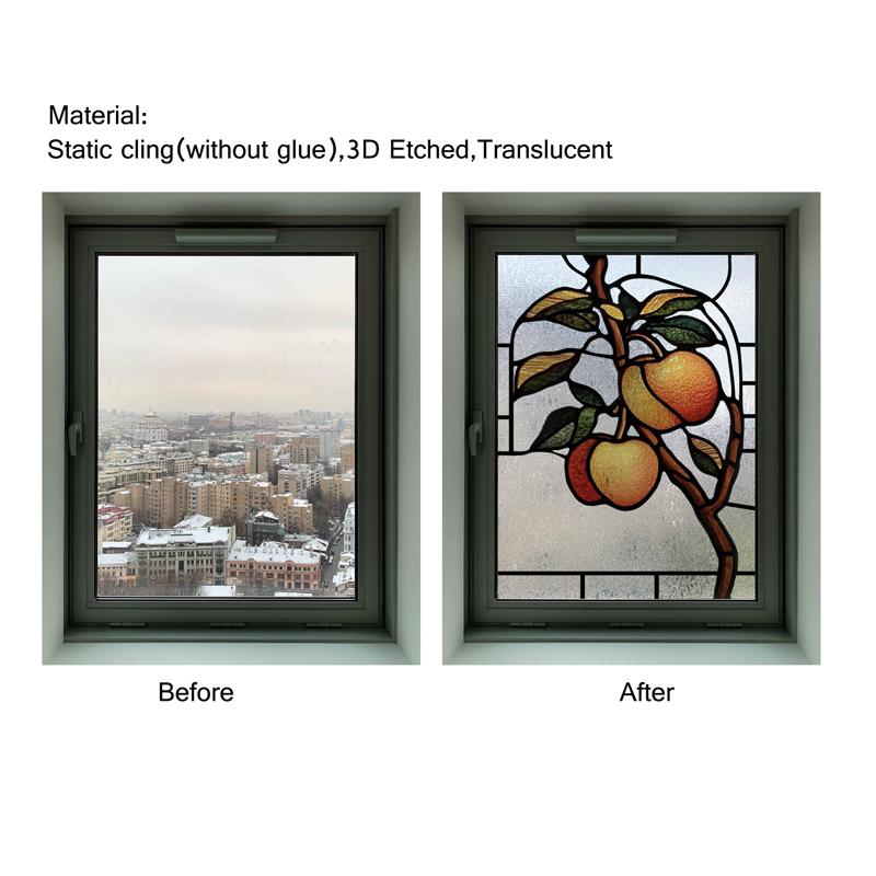 Custom Size 3D Matte Window Film, Stained Glass, Decorative UV Window Sticker, Privacy Frosted Static Cling Fruit, Home Decal (as the picture,40X55cm)
Custom Size 3D Matte Window Film, Stained Glass, Decorative UV Window Sticker, Privacy Frosted Static Cling Fruit, Home Decal (as the picture,40X55cm)
