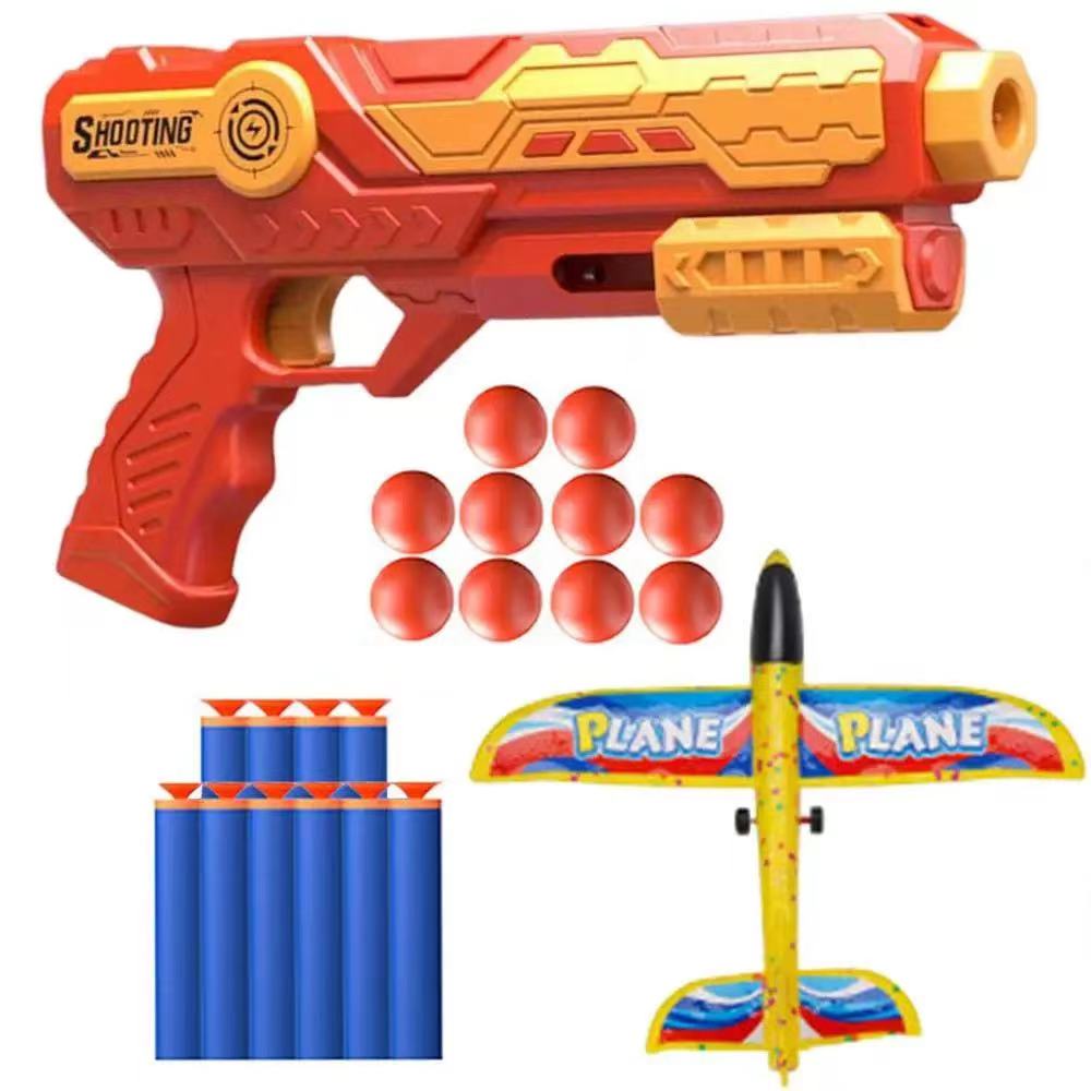 3 в 1 пусковая установка для самолета, уличная стрельба, игра, мягкие пули EVA, игрушечное оружие, катапульта, самолет, игрушки для детей, подарок друзьям
3 в 1 пусковая установка для самолета, уличная стрельба, игра, мягкие пули EVA, игрушечное оружие, катапульта, самолет, игрушки для детей, подарок друзьям
