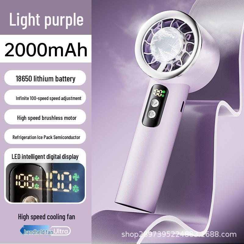 Mini Handheld Portable Fan with Digital Display and Ice Pack 165*60mm Color Box
Mini Handheld Portable Fan with Digital Display and Ice Pack 165*60mm Color Box
