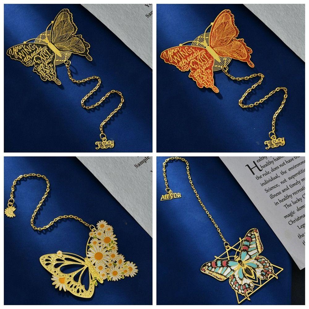 Reading Tool Metal Bookmarks Flower Book Clip Creative Butterfly Bookmarks Stationery
Reading Tool Metal Bookmarks Flower Book Clip Creative Butterfly Bookmarks Stationery