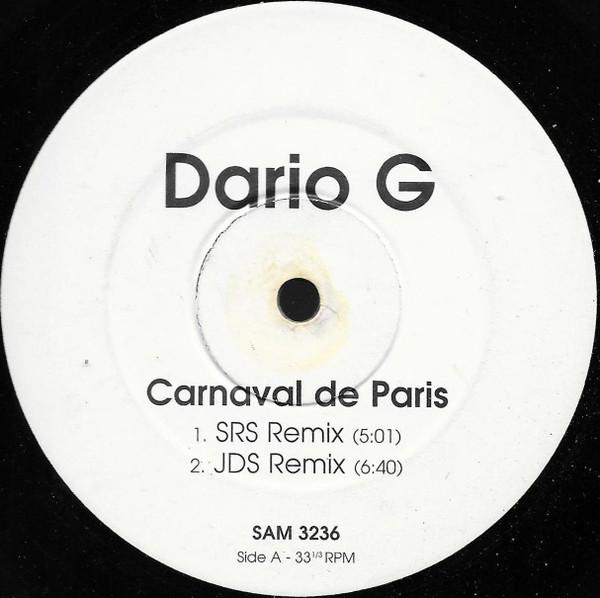 12inch Record DARIO G - Carnaval De Paris SAM3236PROMO Eternal 1998 UK Dance & Electronica Used
12inch Record DARIO G - Carnaval De Paris SAM3236PROMO Eternal 1998 UK Dance & Electronica Used