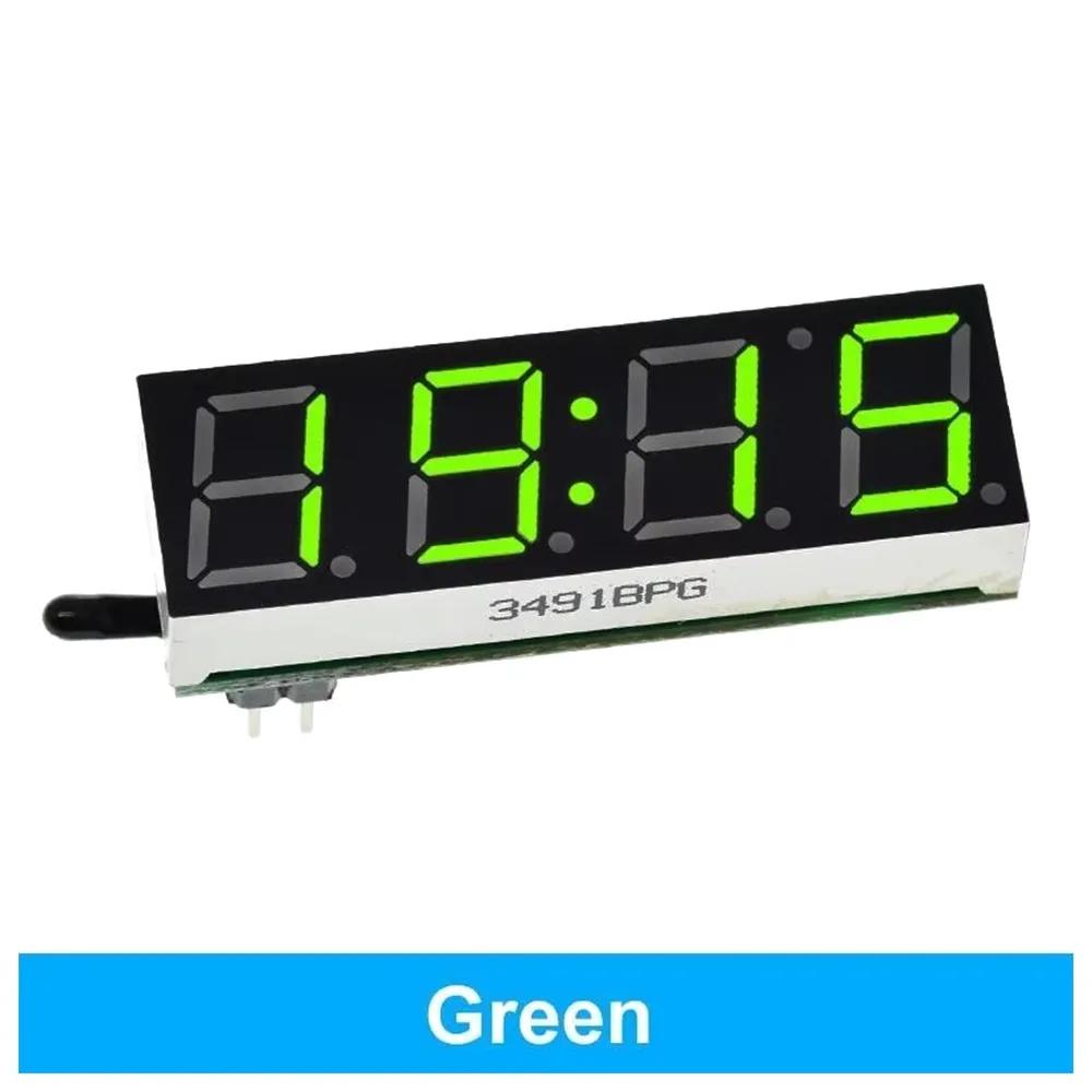 1Pcs 3 In 1 Digital Clock Module Thermometer/Voltmeter/Time DC 5-30V Temperature Voltage Module LED DIY RX8025T Chip For Arduino зелений
1Pcs 3 In 1 Digital Clock Module Thermometer/Voltmeter/Time DC 5-30V Temperature Voltage Module LED DIY RX8025T Chip For Arduino зелений