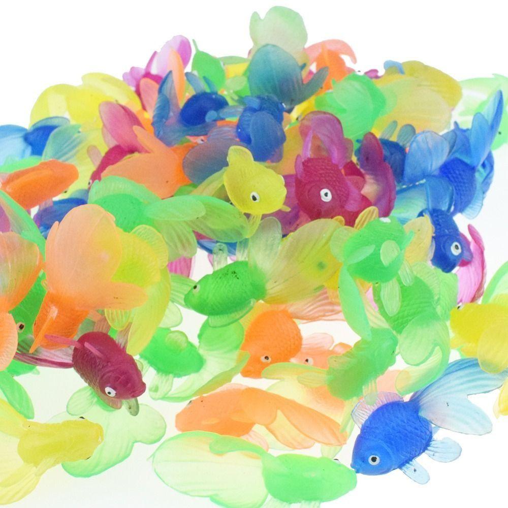 Rubber Baby Bath Toys Gold Fish Simulation Goldfish Model Soft Rubber Gold Fish Children random 10pcs
Rubber Baby Bath Toys Gold Fish Simulation Goldfish Model Soft Rubber Gold Fish Children random 10pcs