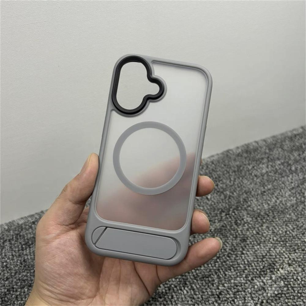 For iPhone 16 Plus Magnetic Case with Kickstand Drop Proof PC+TPU Phone Back Cover Purple
For iPhone 16 Plus Magnetic Case with Kickstand Drop Proof PC+TPU Phone Back Cover Purple
