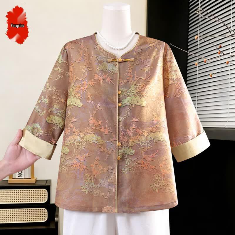 Women s Plus Size Embroidered Chiffon Chinese Style Top XL
Women s Plus Size Embroidered Chiffon Chinese Style Top XL