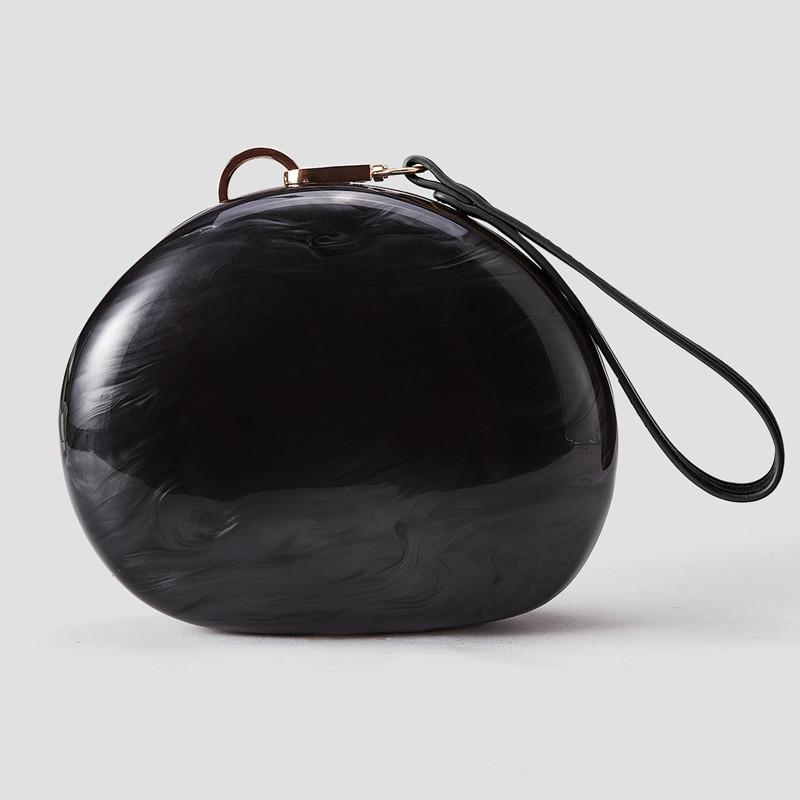 2025 New Design Oval Marble Pattern Acrylic Evening Clutch Bag Brand Women Egg Shell Wedding Party Handbag Fashion Crossbody Bag чёрный
2025 New Design Oval Marble Pattern Acrylic Evening Clutch Bag Brand Women Egg Shell Wedding Party Handbag Fashion Crossbody Bag чёрный