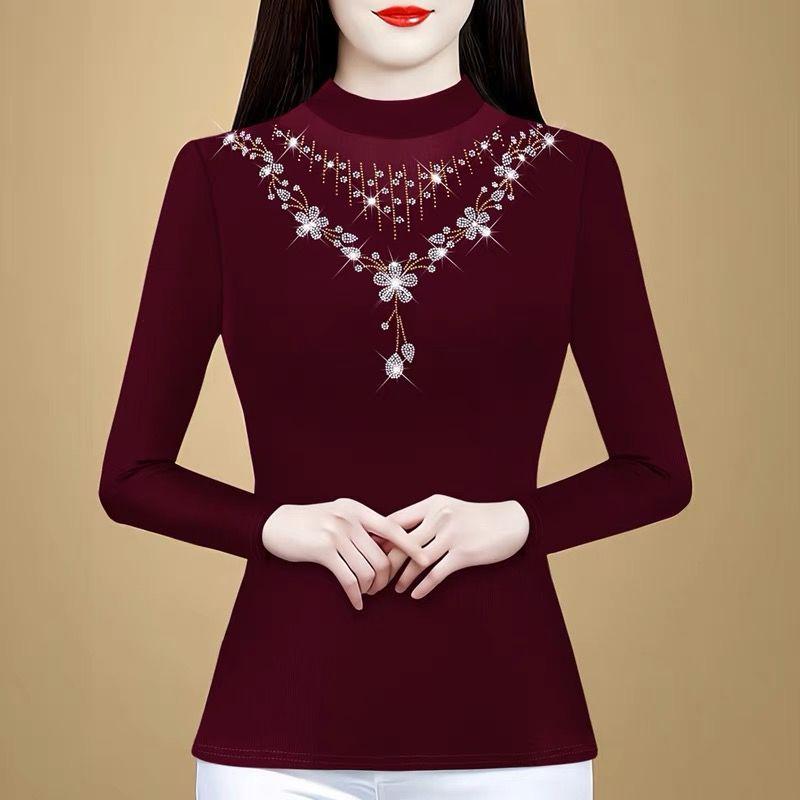 2024 Autumn/Winter Women s Premium Hot Drill Slim Fit Solid Color Base Layer Top 3XL
2024 Autumn/Winter Women s Premium Hot Drill Slim Fit Solid Color Base Layer Top 3XL