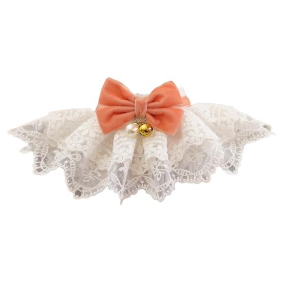 Yousheng Pet Bandana Adorable Soft Texture Fashionable Flocking Bowknot Lace Dog Cat Collar With Small Bell for XS
Yousheng Pet Bandana Adorable Soft Texture Fashionable Flocking Bowknot Lace Dog Cat Collar With Small Bell for XS