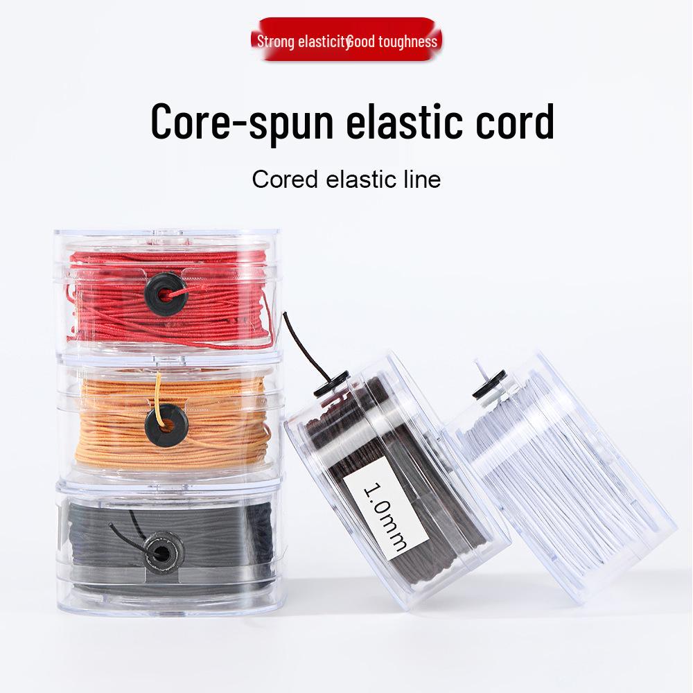 Handmade Elastic Cord for Jewelry & Bracelet Weaving - Colored Beading Accessories 1.0mm Diameter, 35m/Roll, Three Cores
Handmade Elastic Cord for Jewelry & Bracelet Weaving - Colored Beading Accessories 1.0mm Diameter, 35m/Roll, Three Cores