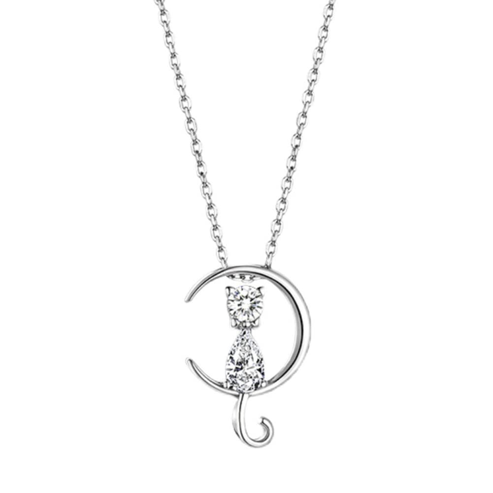 Rockyu Jewelry Brand Necklace for Silver Cat 5A Cute Anniversary Couple Christmas Gift Women, Popular, Hypoallergenic, 925, Necklace, Zirconia,
Rockyu Jewelry Brand Necklace for Silver Cat 5A Cute Anniversary Couple Christmas Gift Women, Popular, Hypoallergenic, 925, Necklace, Zirconia,