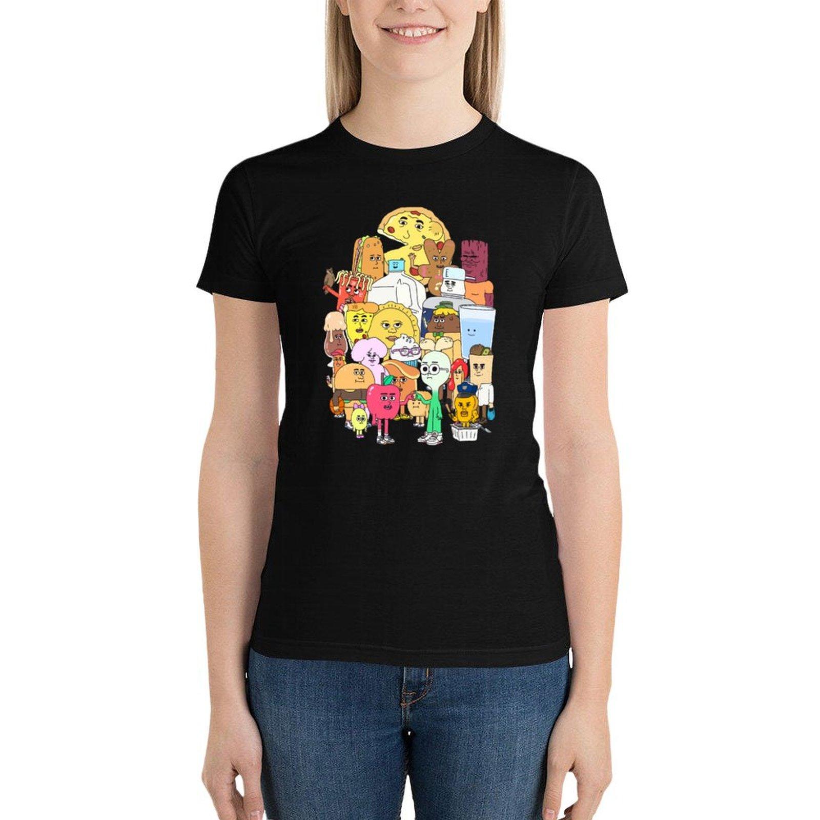 The Apple And Onion Gang T-Shirt Summer Top Summer Clothes Kawaii Clothes Western T-Shirt Dress For Women S белый
The Apple And Onion Gang T-Shirt Summer Top Summer Clothes Kawaii Clothes Western T-Shirt Dress For Women S белый
