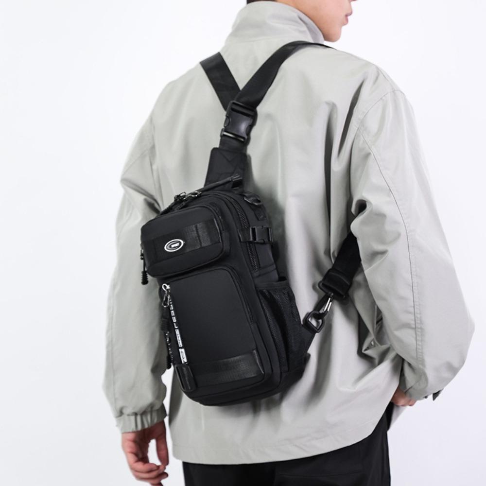 Shoulder Bag Sports Message Bag Multifunction Crossbody Bag Casual Men Chest Bag Men сірий
Shoulder Bag Sports Message Bag Multifunction Crossbody Bag Casual Men Chest Bag Men сірий