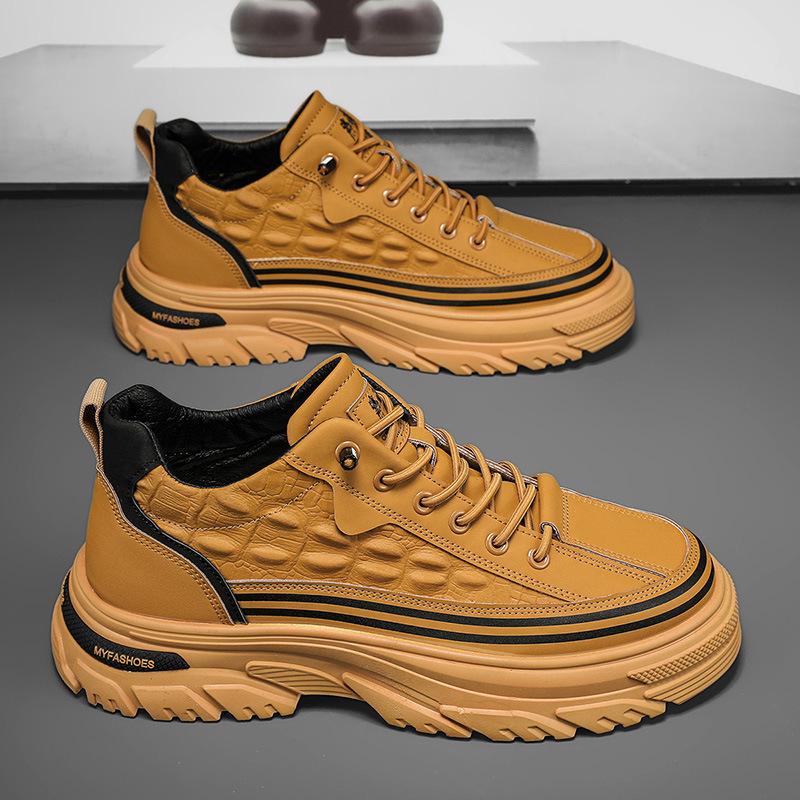Versatile British style fashion trend casual early autumn tooling shoes platform sports board shoes new men s shoes wear-resistant and non-slip 39
Versatile British style fashion trend casual early autumn tooling shoes platform sports board shoes new men s shoes wear-resistant and non-slip 39