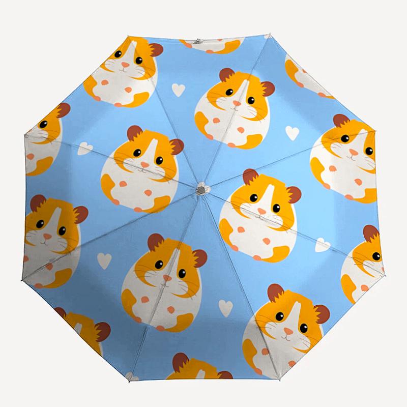 1pc Hamster Print Automatic Folding Umbrella - Portable Collapsible 8-Rib Umbrella for All Seasons yy251119153
1pc Hamster Print Automatic Folding Umbrella - Portable Collapsible 8-Rib Umbrella for All Seasons yy251119153