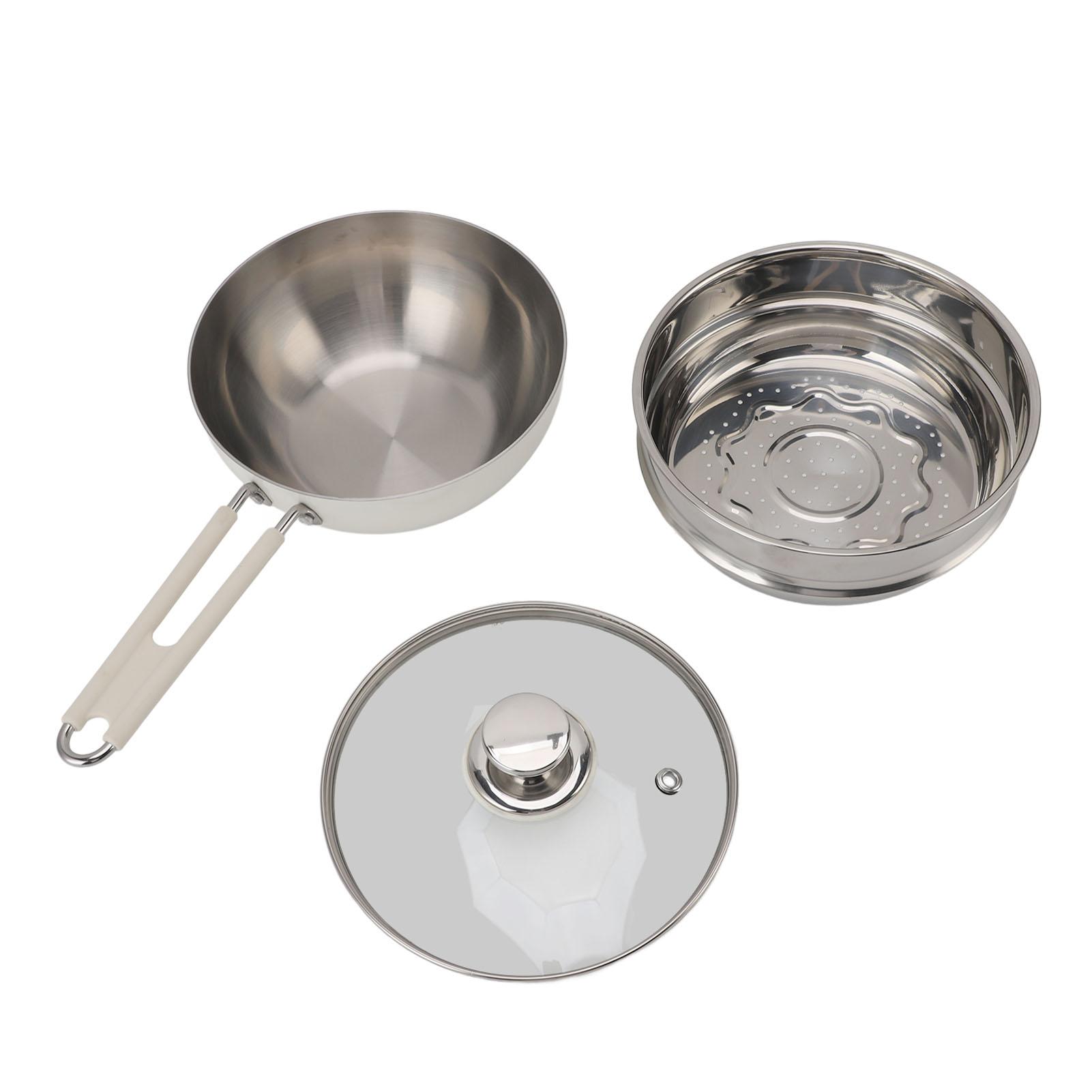Saucepan with Steaming Basket 316 Stainless Steel Non Stick Sauce Pan Noodle Pot with Anti Scald L
Saucepan with Steaming Basket 316 Stainless Steel Non Stick Sauce Pan Noodle Pot with Anti Scald L