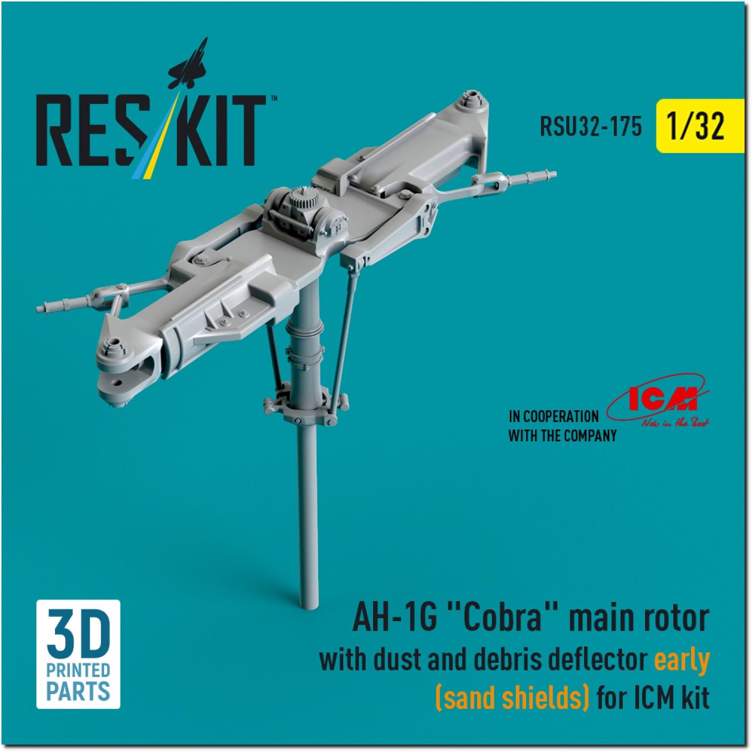 Reskit Cobra Rotor Hub Deflector Early Type Plastic Model Parts 1/32 AH-1G w/Debris (for ICM) RSKU32-0175 (Airplane)
Reskit Cobra Rotor Hub Deflector Early Type Plastic Model Parts 1/32 AH-1G w/Debris (for ICM) RSKU32-0175 (Airplane)