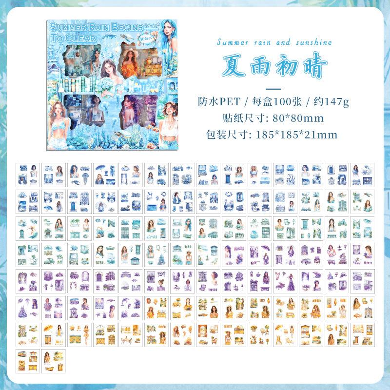 100 Pcs Large-Size Cartoon Girl Stickers in Box - Cute Decorative Stickers for Laptops, Notebooks, Scrapbooks & DIY Crafts
100 Pcs Large-Size Cartoon Girl Stickers in Box - Cute Decorative Stickers for Laptops, Notebooks, Scrapbooks & DIY Crafts