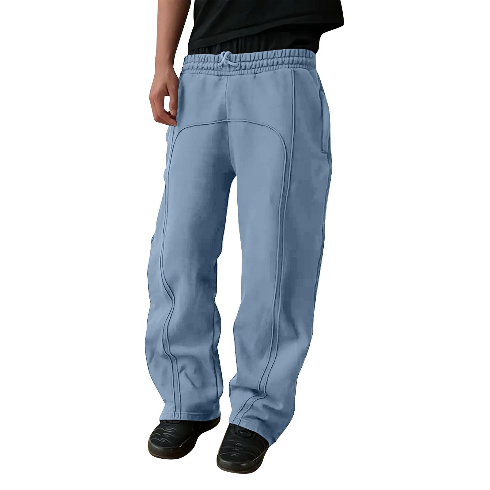 Men s Solid Color Loose Wide Leg Sweatpants Men s Casual Fashion Sweatpants XL небесно-голубой
Men s Solid Color Loose Wide Leg Sweatpants Men s Casual Fashion Sweatpants XL небесно-голубой