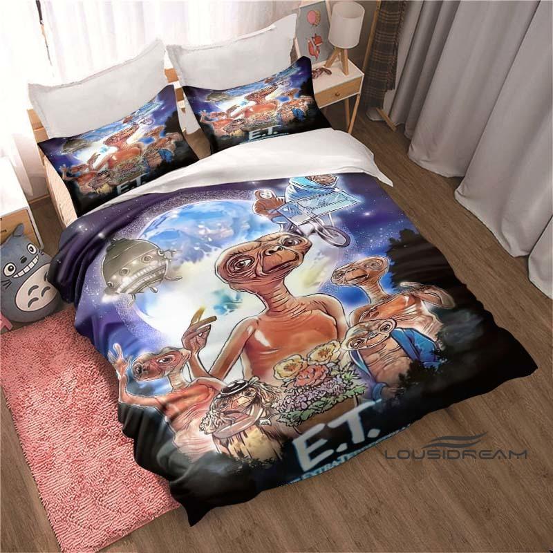 E.T. the Extra-Terrestrial Cartoon-Print 3-Piece Bedding Set — Duvet Cover & Pillowcases | Suitable for Teens & Children 200X200cm
E.T. the Extra-Terrestrial Cartoon-Print 3-Piece Bedding Set — Duvet Cover & Pillowcases | Suitable for Teens & Children 200X200cm