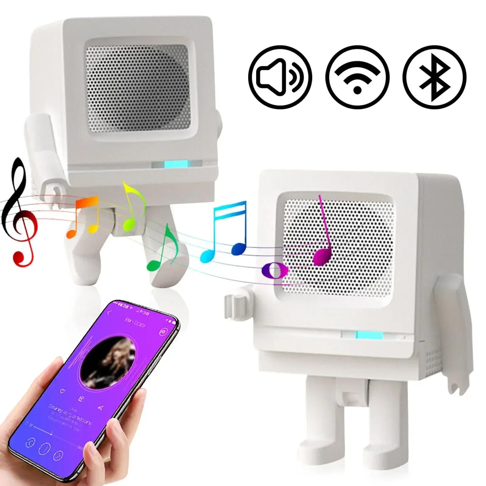 TWS Stereo Subwoofer for Birthday Gift Wireless 5.0 Robot Toy Creative Speaker Creative Oudoor Speaker Bluetooth Compatible
TWS Stereo Subwoofer for Birthday Gift Wireless 5.0 Robot Toy Creative Speaker Creative Oudoor Speaker Bluetooth Compatible