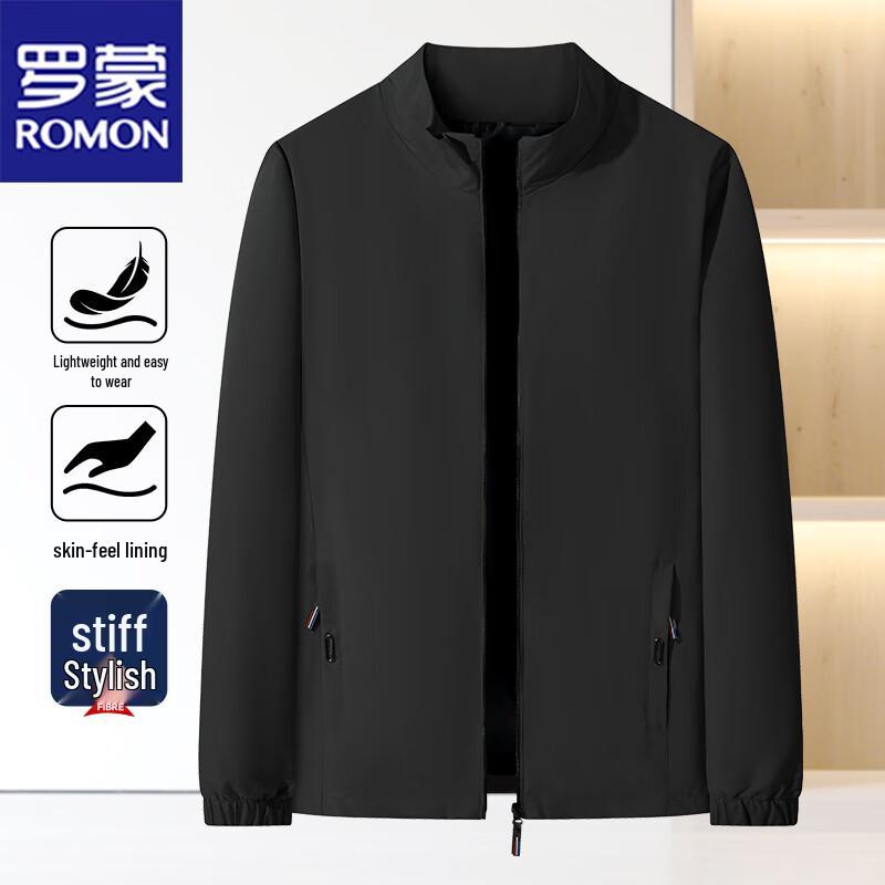 ROMON Men s Business Casual Stand Collar Jacket 2XL
ROMON Men s Business Casual Stand Collar Jacket 2XL