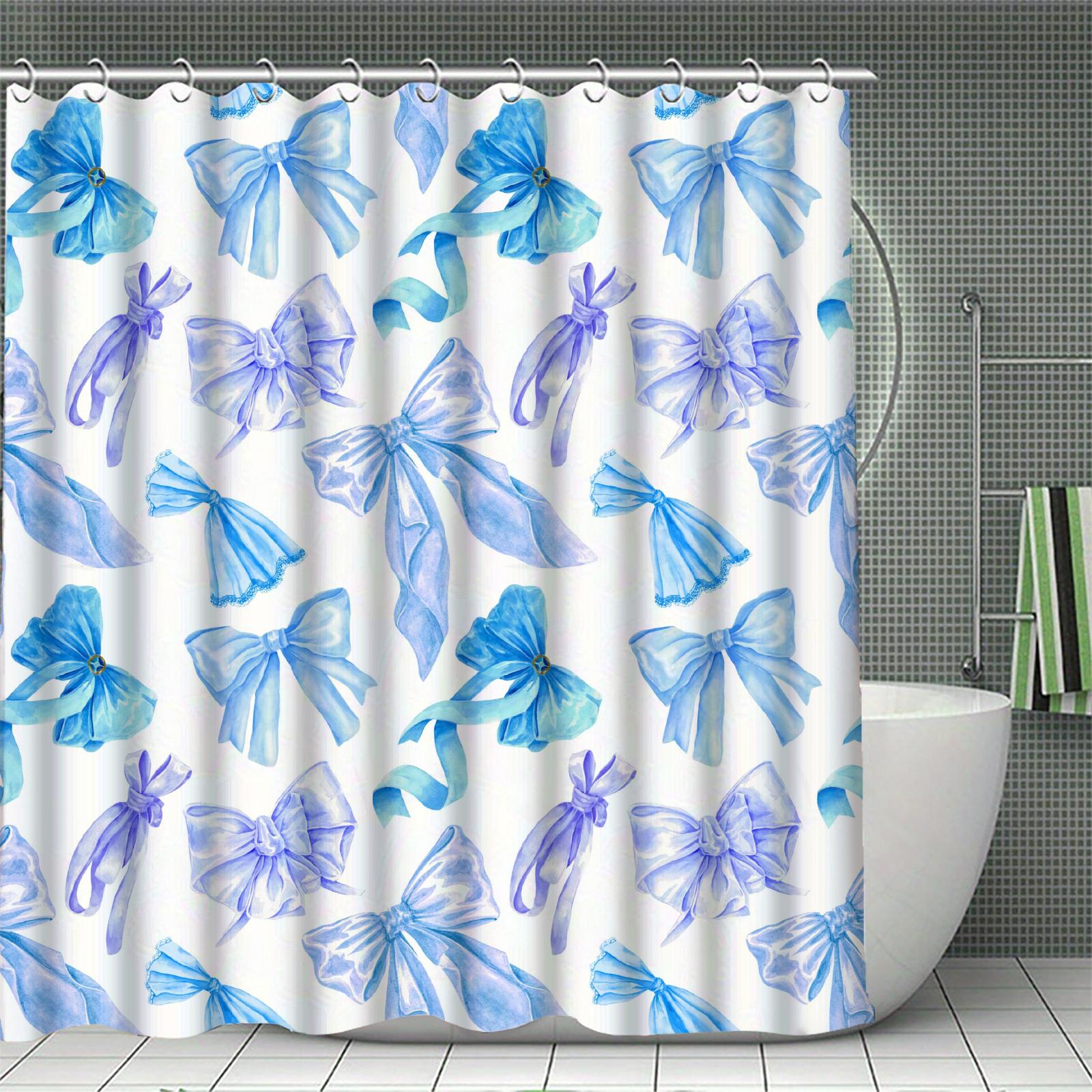 Blue Bowknot Curtains Shower Curtain Set For Bathroom Modern Bath Rug Decor For Bathroom Shower Curtains Multi-Size With 12Hooks W60H190(CM)-1 Pcs
Blue Bowknot Curtains Shower Curtain Set For Bathroom Modern Bath Rug Decor For Bathroom Shower Curtains Multi-Size With 12Hooks W60H190(CM)-1 Pcs