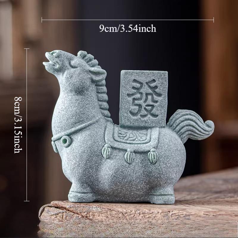 Green Sandstone Horse Ornament Chinese Style Xiaoma Tea Pet Desktop Mini Decorations Crafts Figurines Tea Ceremony Accessories
Green Sandstone Horse Ornament Chinese Style Xiaoma Tea Pet Desktop Mini Decorations Crafts Figurines Tea Ceremony Accessories