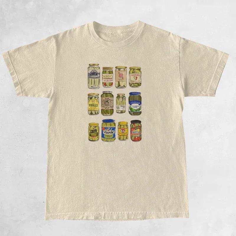 Trendy Fashion Canned Pickles Graphic TShirts Vintage Women Cute Funny Pickle Lovers Tshirts Short Sleeve Pickle Jar Tee Tops XL
Trendy Fashion Canned Pickles Graphic TShirts Vintage Women Cute Funny Pickle Lovers Tshirts Short Sleeve Pickle Jar Tee Tops XL