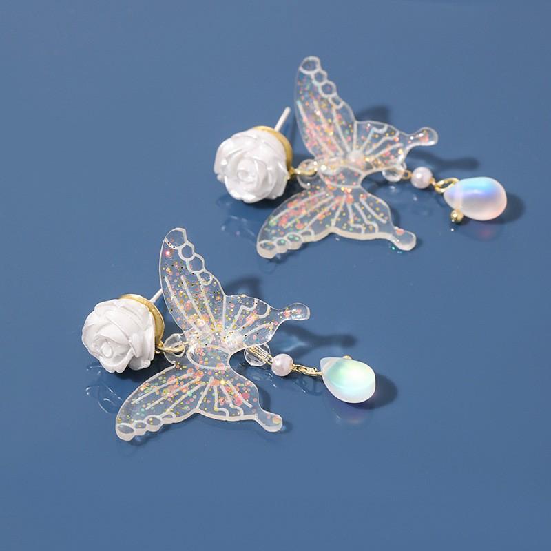 Sweet And Exquisite French Light Luxury Earrings Butterfly Flower Earrings Women S Niche Design Sense High-End Exquisite Stud Earrings
Sweet And Exquisite French Light Luxury Earrings Butterfly Flower Earrings Women S Niche Design Sense High-End Exquisite Stud Earrings