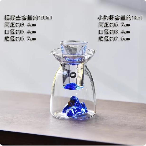 Blue Rock Formation Glass White Wine Glass Splitter Sip Glass Bullet Cup Gift Set Home Wine Glasses Wine Set Wooden Rack Storage
Blue Rock Formation Glass White Wine Glass Splitter Sip Glass Bullet Cup Gift Set Home Wine Glasses Wine Set Wooden Rack Storage