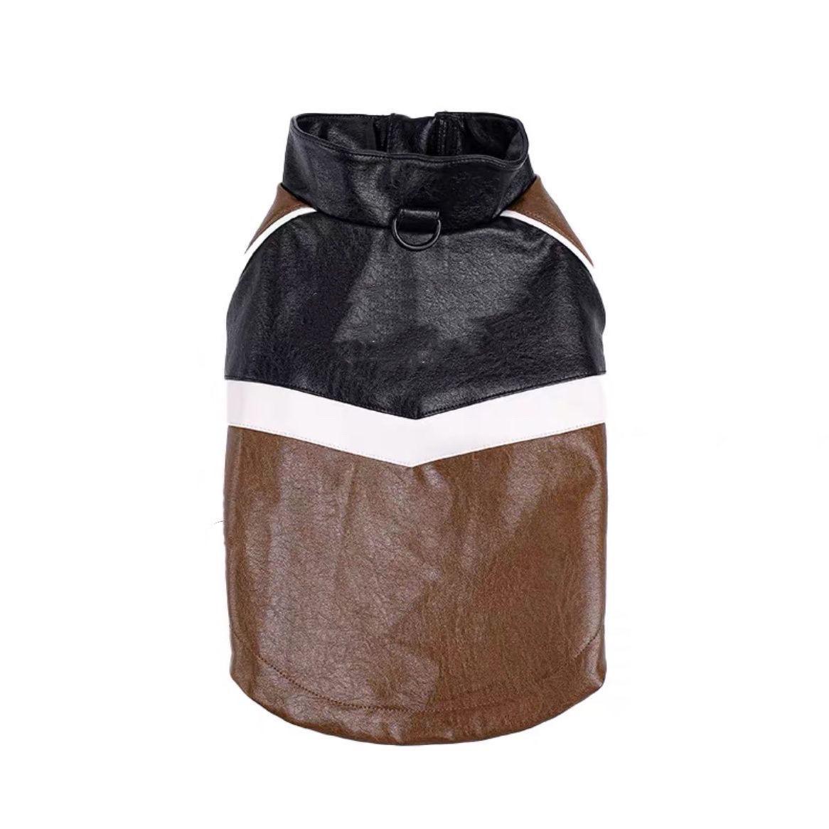 Осенний кожаный жилет для маленьких собак и кошек с креплением для поводка L Chest 45cm Back 35cm (8-9 lbs)
Осенний кожаный жилет для маленьких собак и кошек с креплением для поводка L Chest 45cm Back 35cm (8-9 lbs)