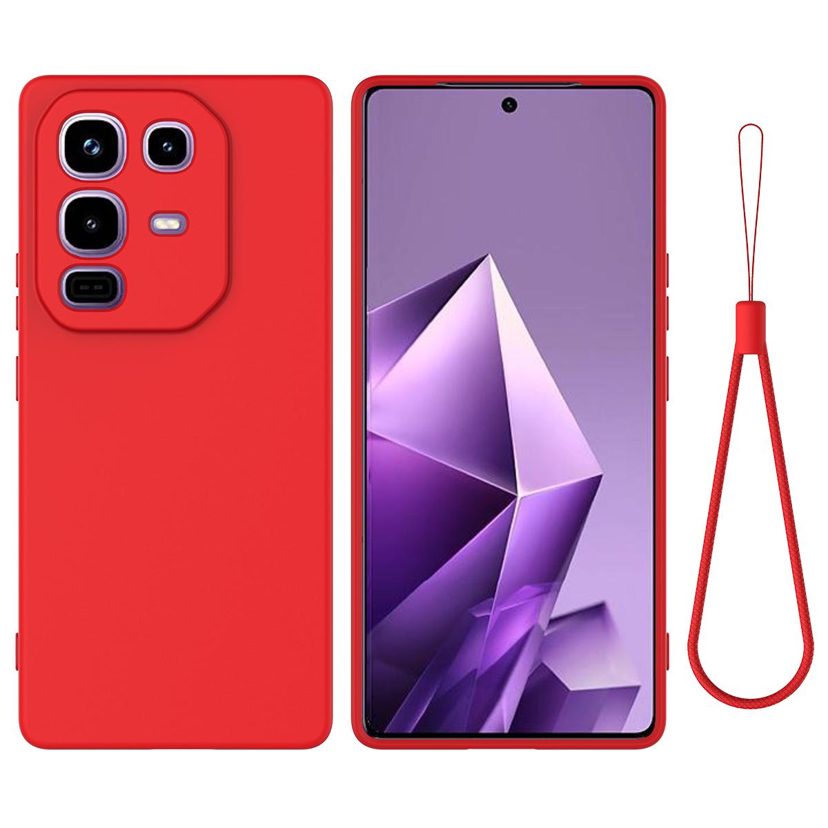 Для Infinix Note 50 Pro 4G/Infinix Note 50 4G Чохол з рідкого силікону Чохол на задню панель телефону з ремінцем для руки B
Для Infinix Note 50 Pro 4G/Infinix Note 50 4G Чохол з рідкого силікону Чохол на задню панель телефону з ремінцем для руки B