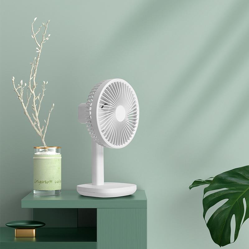 F6 4000mAh Oscillating Standing Desktop Fan 3-Speed Table Fan Mini Personal Fan for Home/Office/Bedroom White
F6 4000mAh Oscillating Standing Desktop Fan 3-Speed Table Fan Mini Personal Fan for Home/Office/Bedroom White