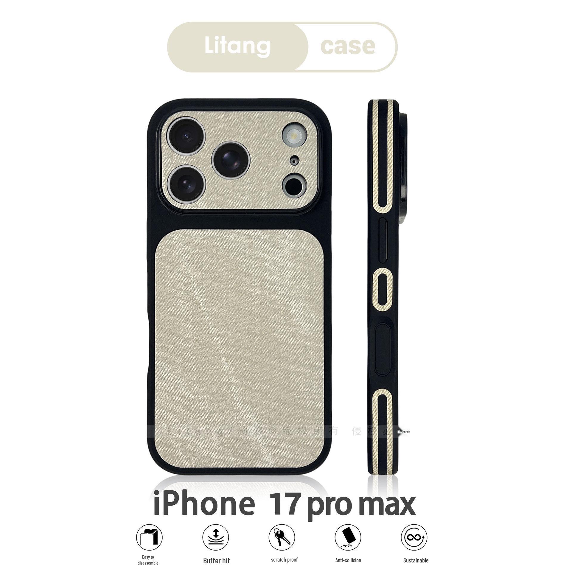 Denim Texture Leather iPhone 17 Pro Max Case: Full 15 & 16 Anti-Collision Protection. 16
Denim Texture Leather iPhone 17 Pro Max Case: Full 15 & 16 Anti-Collision Protection. 16