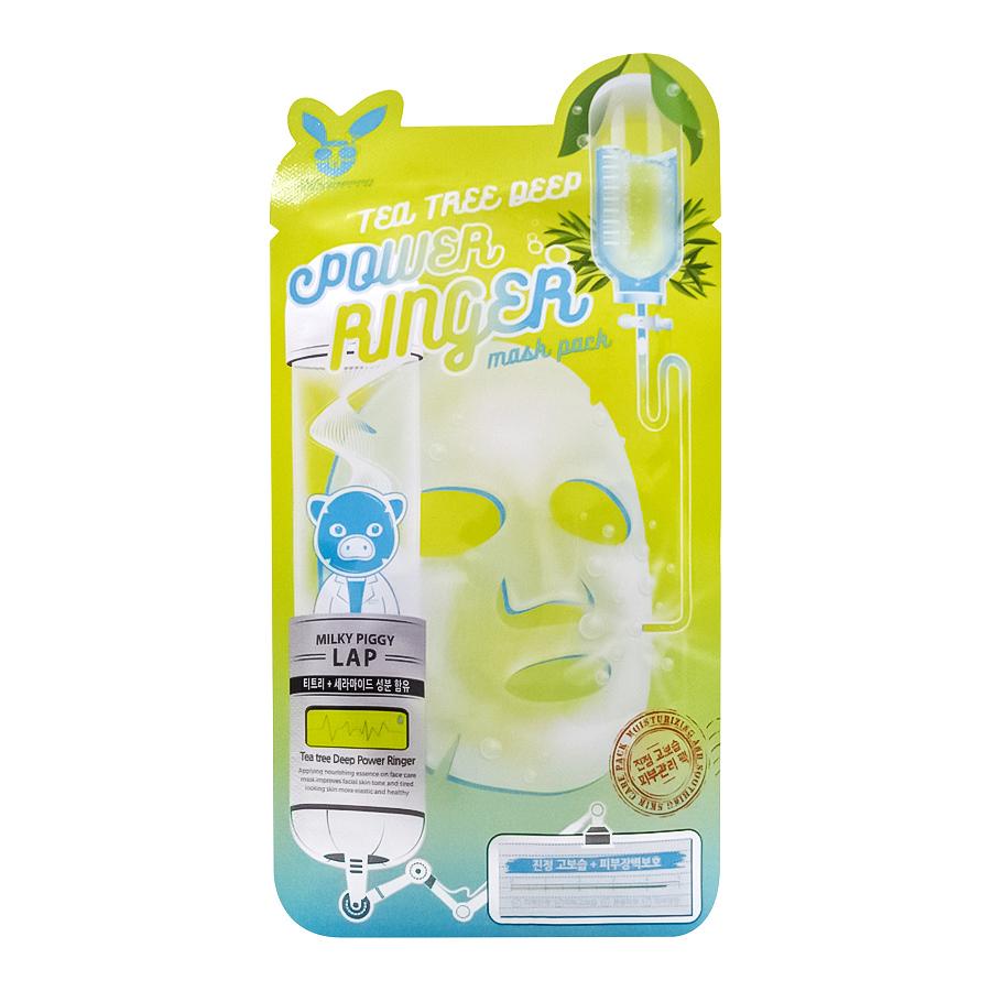 Elizavecca Power Ringer Mask Pack Tea Tree Deep Успокаивающая тканевая маска с чайным деревом
Elizavecca Power Ringer Mask Pack Tea Tree Deep Успокаивающая тканевая маска с чайным деревом
