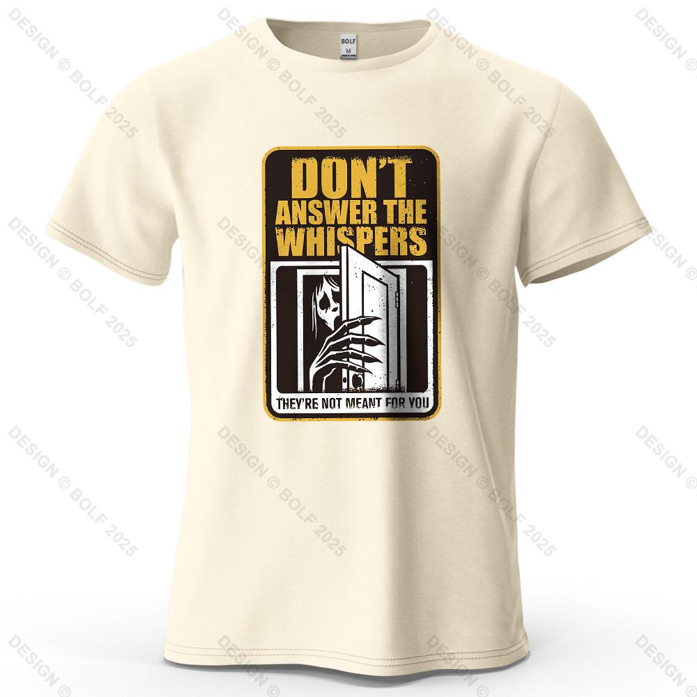 Horror Whisper Warning Mysterious Printed Men s T-Shirt 100% Cotton Oversized Thrilling Graphic Tees for Women Tops Tees 4XL
Horror Whisper Warning Mysterious Printed Men s T-Shirt 100% Cotton Oversized Thrilling Graphic Tees for Women Tops Tees 4XL
