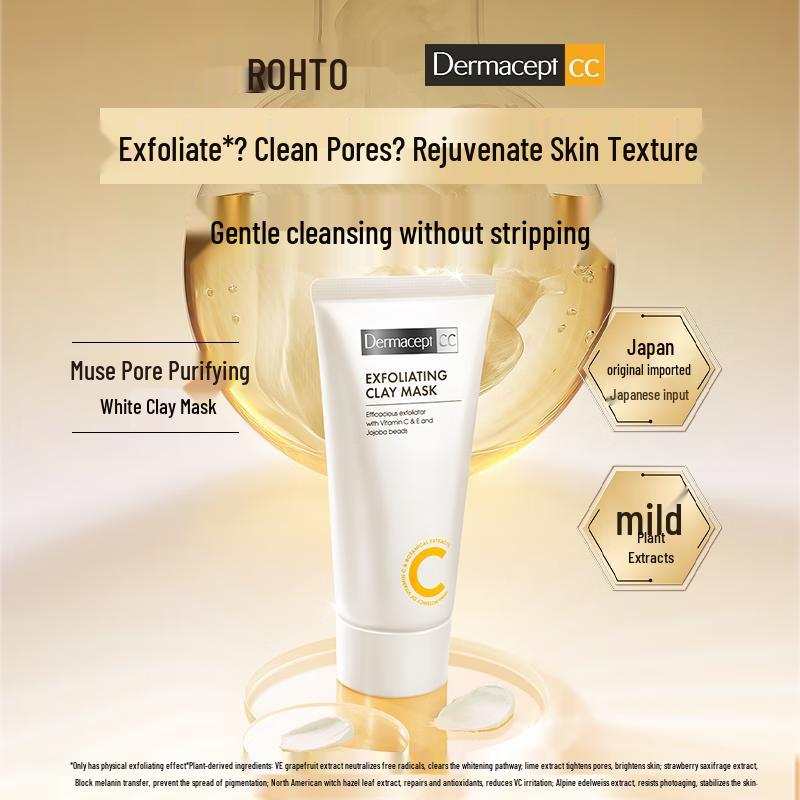 Mentholatum Rohto Muse Pore Purifying White Clay Mask
Mentholatum Rohto Muse Pore Purifying White Clay Mask