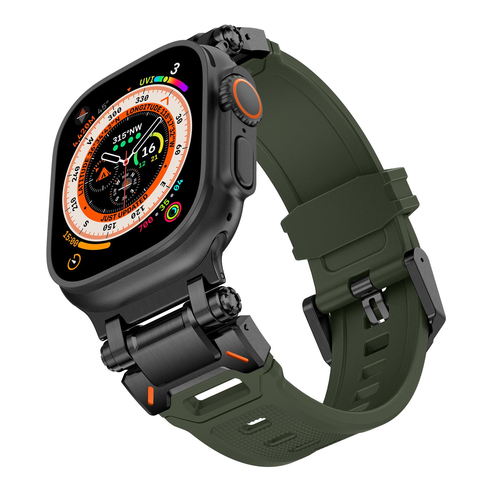 Ремешок для Apple Watch Ultra 2 Браслет 49 мм 45 мм 44 мм 42 мм 44 мм Прочный металлический+Силиконовый Браслет correa iWatch Серии 9 6 5 4 7 8 SE 42 44 45 49 mm
Ремешок для Apple Watch Ultra 2 Браслет 49 мм 45 мм 44 мм 42 мм 44 мм Прочный металлический+Силиконовый Браслет correa iWatch Серии 9 6 5 4 7 8 SE 42 44 45 49 mm