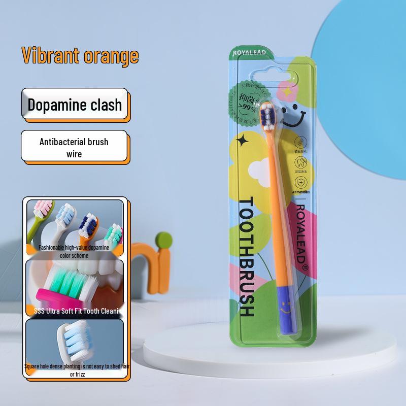 Зубная щетка Smile Antibacterial для взрослых - Маленькая головка, Ультрамягкая щетина, Одиночная упаковка
Зубная щетка Smile Antibacterial для взрослых - Маленькая головка, Ультрамягкая щетина, Одиночная упаковка