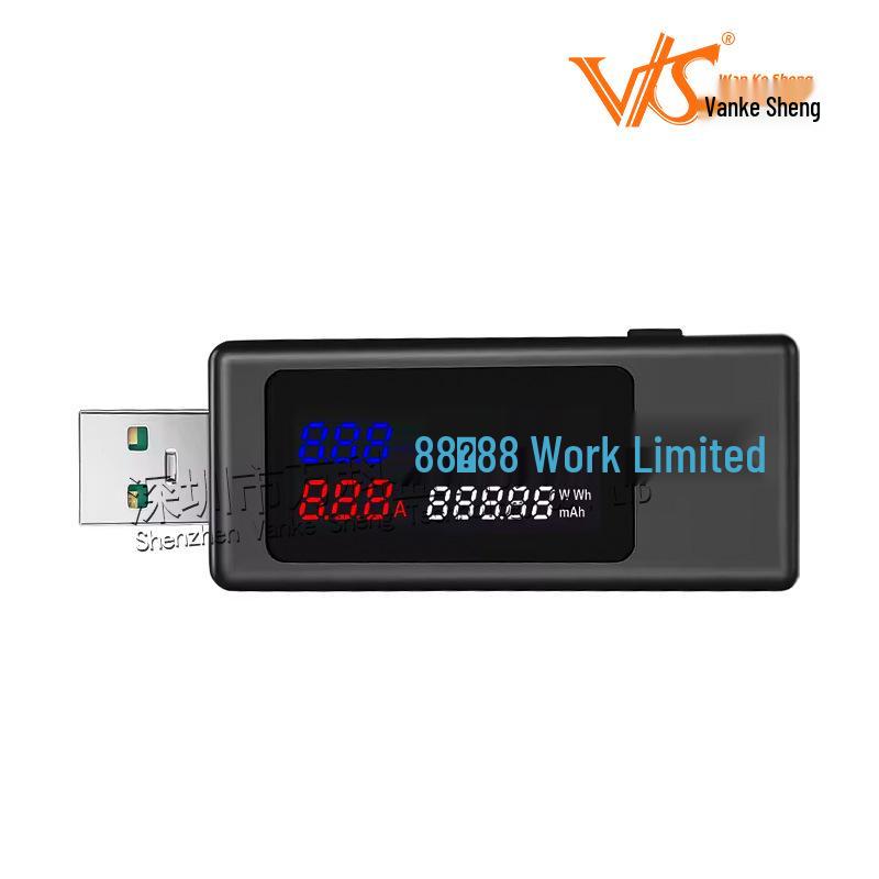KWS-V30 120W USB-тестер з кольоровим екраном: Вольтметр та амперметр чорний
KWS-V30 120W USB-тестер з кольоровим екраном: Вольтметр та амперметр чорний