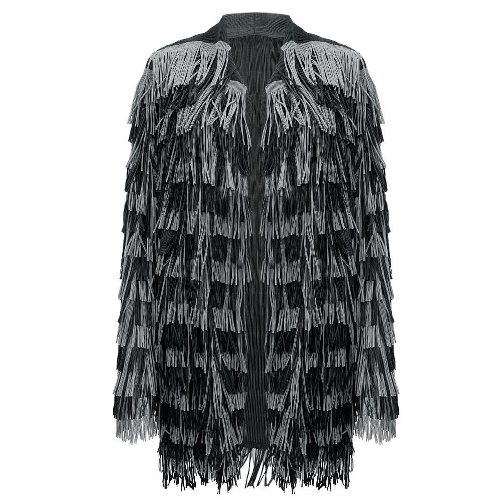 2025 Spring Women s Layered A-line Tassel Colorblock Long Sleeve Cardigan Coat One Size
2025 Spring Women s Layered A-line Tassel Colorblock Long Sleeve Cardigan Coat One Size