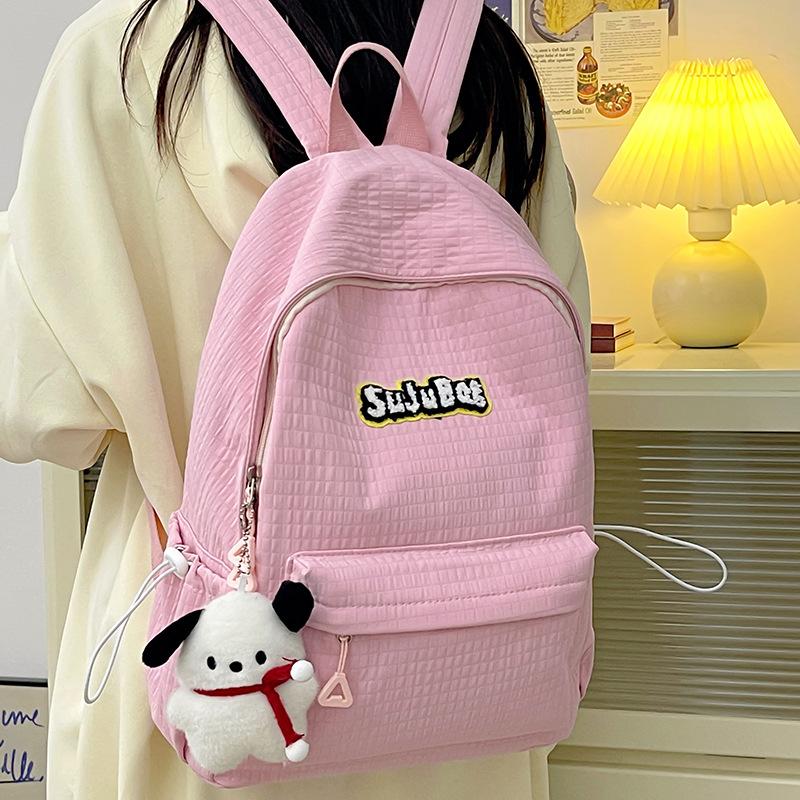 New Fashionable Student Schoolbag Japanese Ins Simple Korean Version Junior High School College Student Backpack
New Fashionable Student Schoolbag Japanese Ins Simple Korean Version Junior High School College Student Backpack