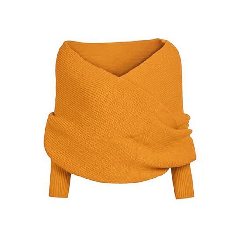 Unisex Autumn/Winter Shawl & Snood: Warm Knitted Scarf, Sleevelet, and Outerwear in One жовтий/імбирний
Unisex Autumn/Winter Shawl & Snood: Warm Knitted Scarf, Sleevelet, and Outerwear in One жовтий/імбирний