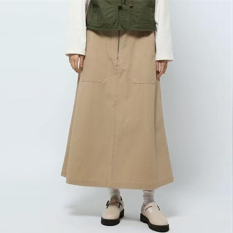 Johnature Retro Skirt Women Spring High-waisted A-line Skirt Shows Thin Raw Midi Skirt Trendy One Size хаки
Johnature Retro Skirt Women Spring High-waisted A-line Skirt Shows Thin Raw Midi Skirt Trendy One Size хаки