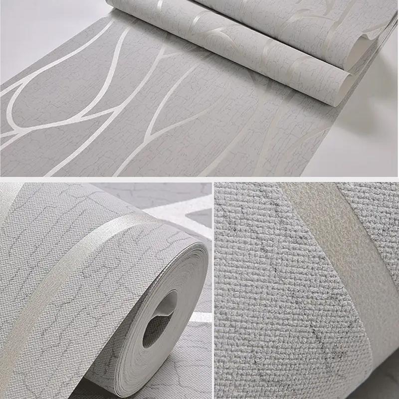 53cm style modern bedroom background 3D non-woven waterproof and moisture-proof wallpaper curve stripes thickened wall sticker 53cmX1m
53cm style modern bedroom background 3D non-woven waterproof and moisture-proof wallpaper curve stripes thickened wall sticker 53cmX1m