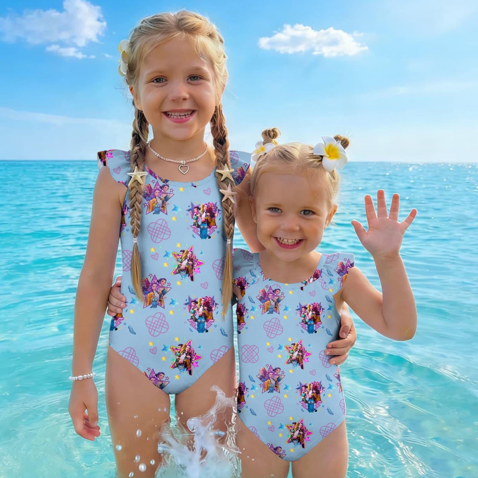Girls One Piece Swimsuit Summer Casual Sleeveless Ruffle Shoulder Swimwear Kids Printed Bathing Suit for Beach Pool 90 небо синє кольору
Girls One Piece Swimsuit Summer Casual Sleeveless Ruffle Shoulder Swimwear Kids Printed Bathing Suit for Beach Pool 90 небо синє кольору
