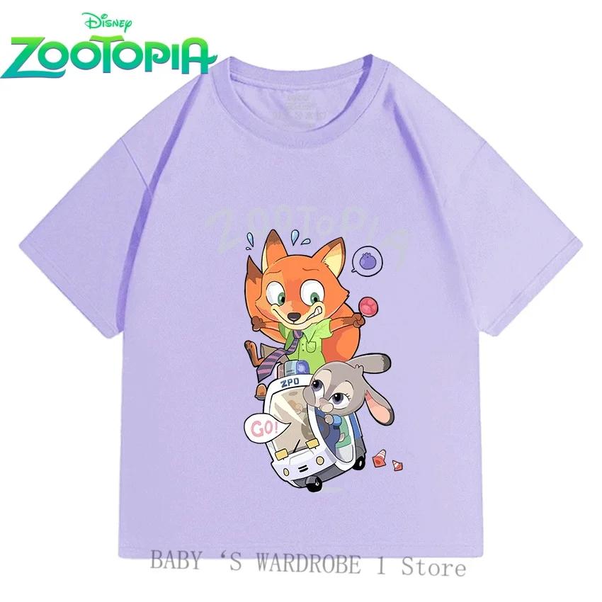 Бавовняні футболки з коротким рукавом Disney Zootopia для хлопчиків та дівчаток 3-12 років з мультяшними принтами, милі, модні 160
Бавовняні футболки з коротким рукавом Disney Zootopia для хлопчиків та дівчаток 3-12 років з мультяшними принтами, милі, модні 160